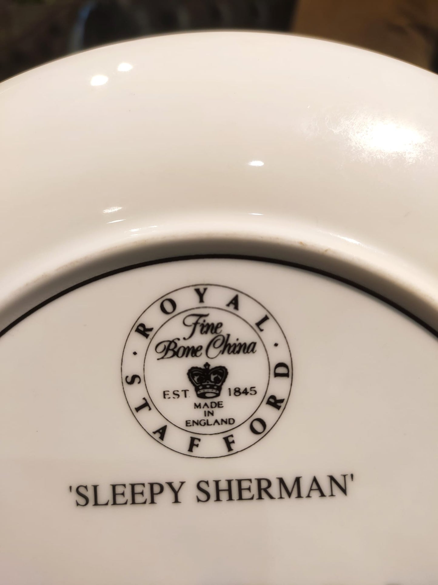 Royal Stafford SLEEPY SHERMAN Teddy Bears Plate