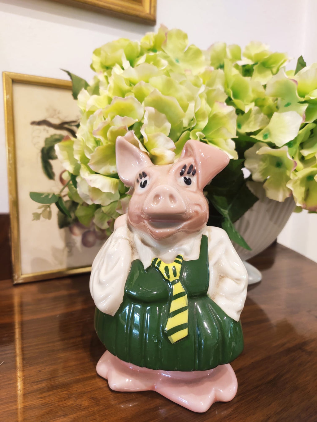 Rare Vintage Wade England Pottery NatWest Pigs - Girl Annabel Piggy Bank