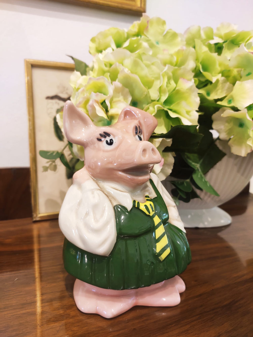 Rare Vintage Wade England Pottery NatWest Pigs - Girl Annabel Piggy Bank