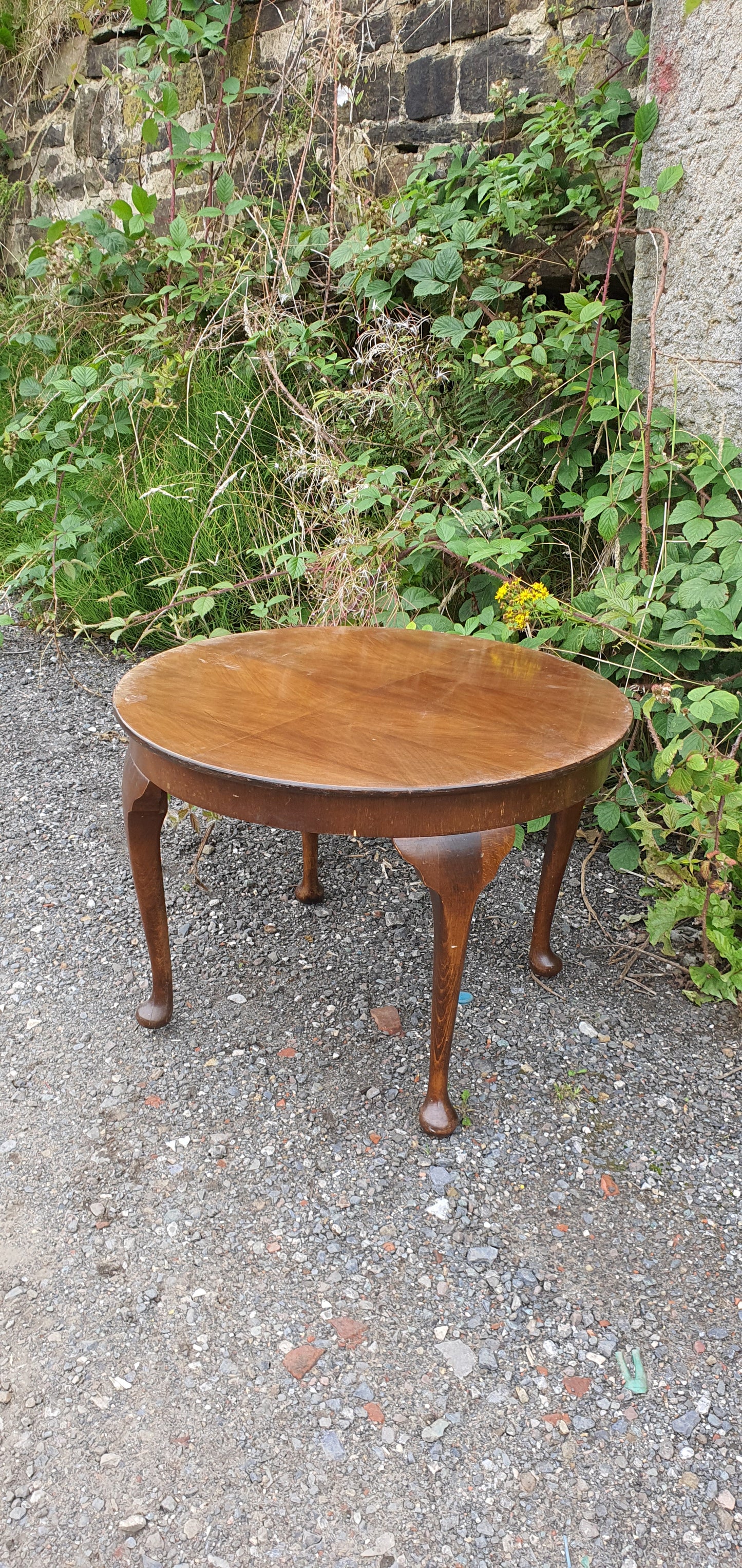 Vintage Walnut veneer top coffee table