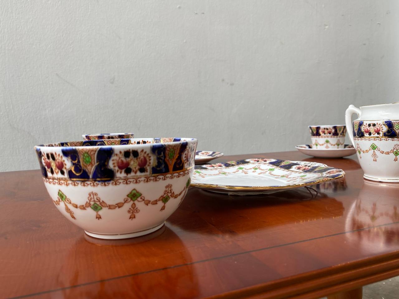Antique Doric China Co Imari pattern china set